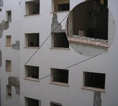 Foto de lo que se interpretó como la cabeza de un niño