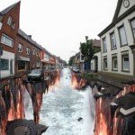Edgar Müller, arte callejero en 3D.