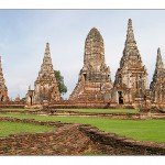 Maravillas del mundo. Los templos y ruinas de Ayuthia, en Tailandia.