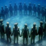 Los jardines de esculturas submarinas de Jason de Caires.