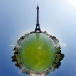 Fotografías estereográficas. El mundo esférico.