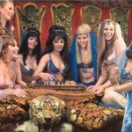 Jornada de puertas abiertas en el harén del Shah de Persia.