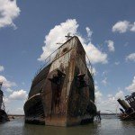 Lugares abandonados. Cementerio de barcos de Staten Island, “el recodo olvidado”.