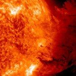 La primera tormenta solar del 2011.